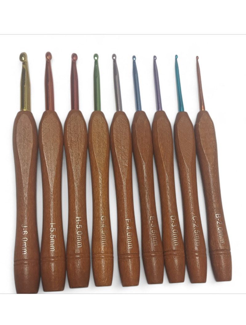 Набір бамбукових гачків/9 шт.