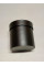 Коробка чорна з кришкою/ Висота 12 см діаметр 11,5 см.