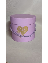 Капелюхова коробка/фіолетовий