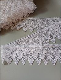 Мереживо/6.5 см/білий