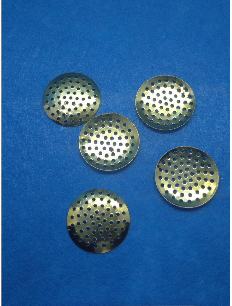 Фурнітурне ситечко для броши. Розмір-  2,5 см. Колір - золото