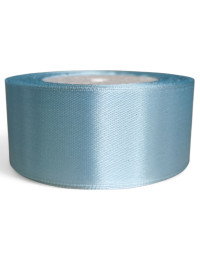 Атласна стрічка 4 см. Довжина рулону 23 м. Блакитний 2