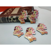 Планер, серединка для бантика. Розмір - 2.7×4.4см