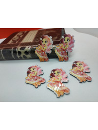 Планер, серединка для бантика. Розмір - 2.7×4.4см