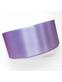 Атласна стрічка 4 см. Довжина рулону 23 м. Бузок 2