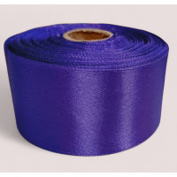 Атласная лента 4 см/ 23 метра/ фиолетовый