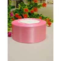 Атласная лента 4 см \ 23 м \ Розовый
