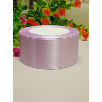 Атласна стрічка 4 см/23 м/світло бузкове