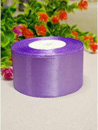 Атласна стрічка 4 см/23 м/Бузковий