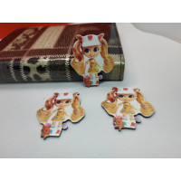 Планер, серединка для бантика. Розмір - 3.5×4.2 см