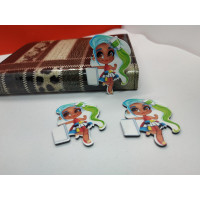 Планер (кабошон) розмір - 4.7×3.5см