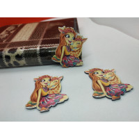 Планер (кабошон) розмір - 3.5×4.2см