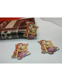 Планер (кабошон) розмір - 3.5×4.2см