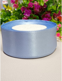 Атласна стрічка/4 см/рулон 23 метри/блакитний 2