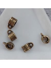 Бейл. Розмір — 5,4*9,6 мм (від 3,6 мм). Колір — бронза (метал). Ціна за 1 шт.