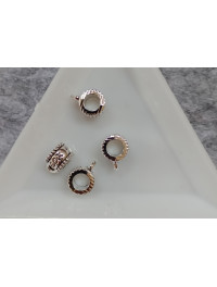 Бейл. Розмір — 9.5 мм.  Колір — срібло. Ціна за 1 шт.