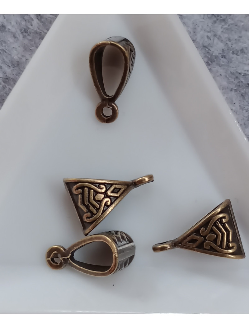 Бейл. Розмір — 14*9 мм (від 4,6 мм). Колір — бронза (метал). Ціна за 1 шт.