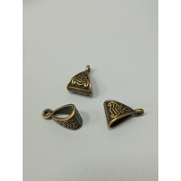 Бейл. Размер - 14*9 мм (отв 4,6 мм). Цвет- бронза (металл). Цена за 1 шт