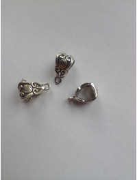 Бейл. Розмір — 6,8×17,5 мм. Колір — срібло. Ціна вказана за 1 шт.