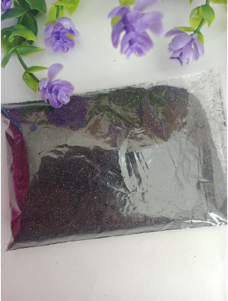 Блискітки (глітер) Паковання — 50 грамів. Колір чорний