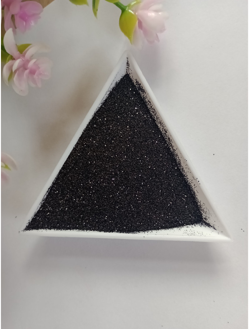 Блискітки (глітер) Паковання — 50 грамів. Колір чорний