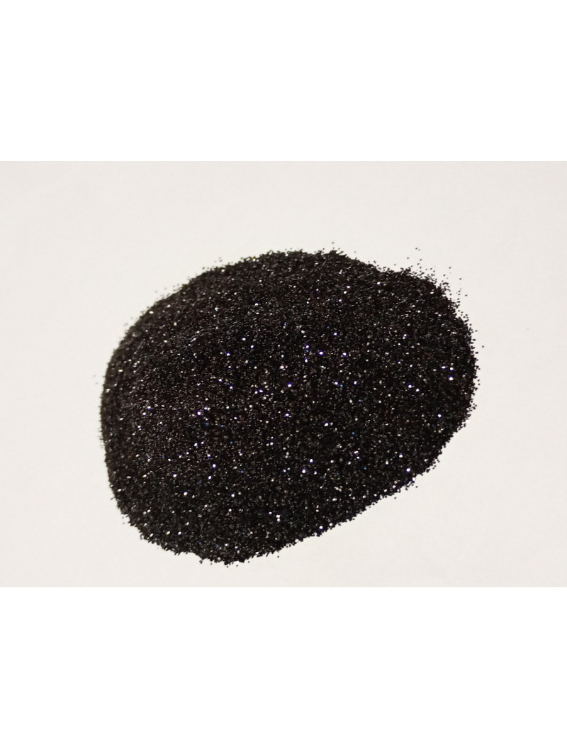 Блискітки (глітер) Паковання — 50 грамів. Колір чорний