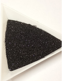 Блискітки (глітер) Паковання — 50 грамів. Колір чорний
