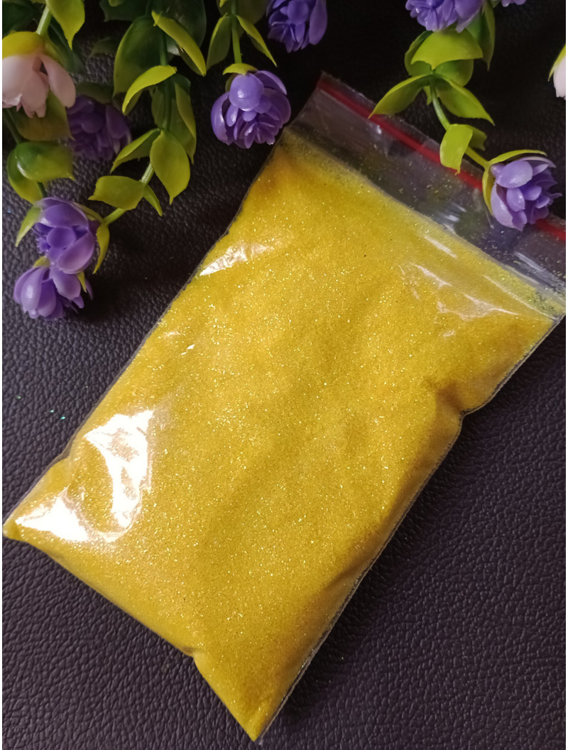 Блёстки / 50 грам / желтый перламутр