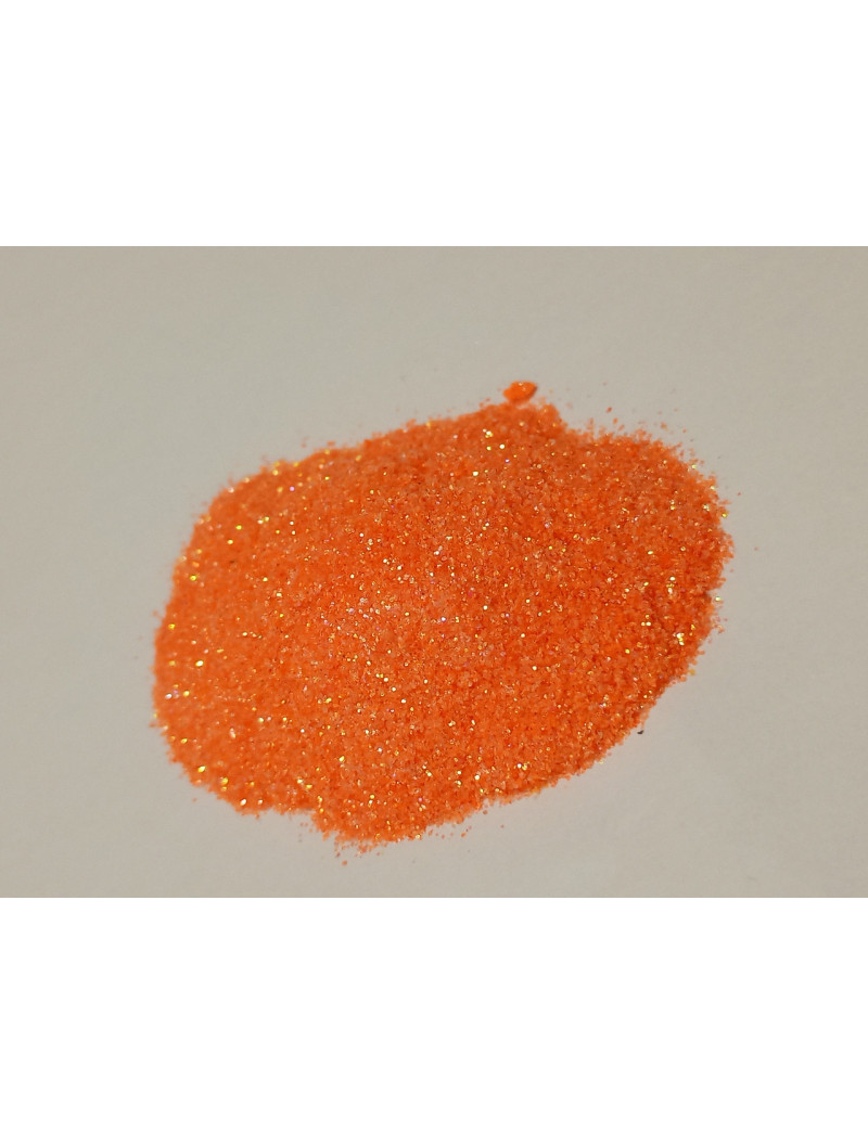 Блискітки (глітер) Паковання 50 грамів. Колір жовтогарячий неон