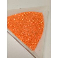 Блискітки (глітер) Паковання 50 грамів. Колір жовтогарячий неон