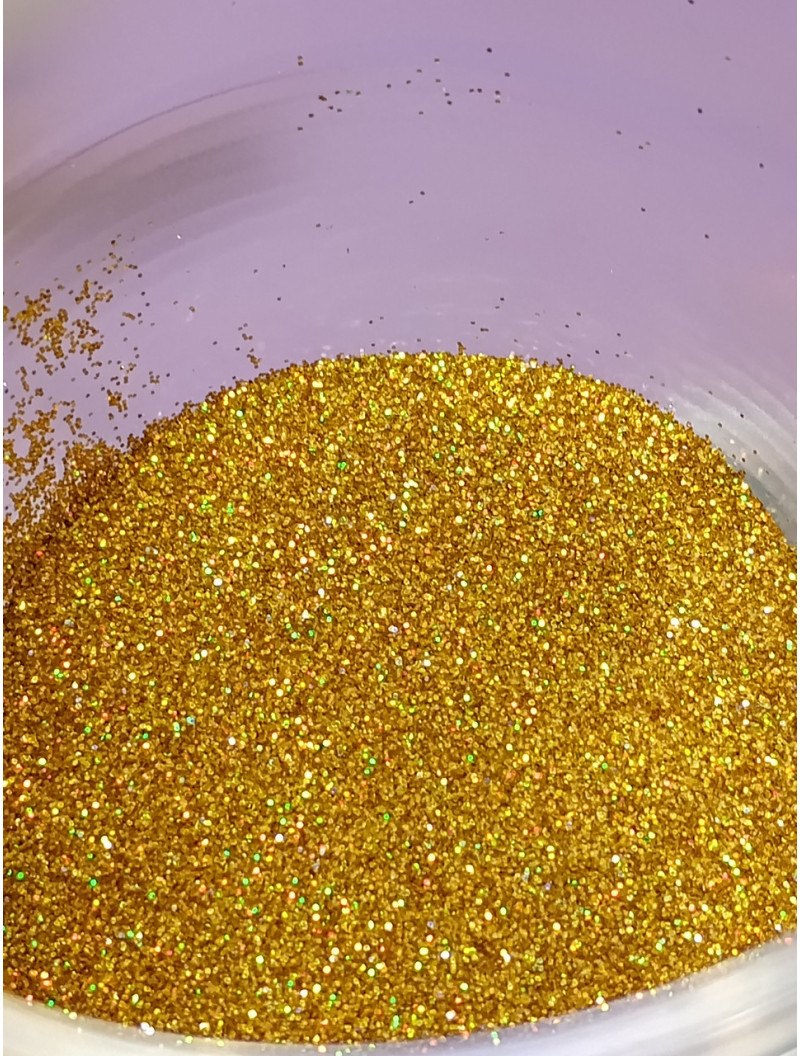 Блёстки / 50 грам / золото голограмма/ фракция 1/128