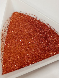 Блискітки (глітер) Паковання — 50 грамів. Колір бронзово-червоний