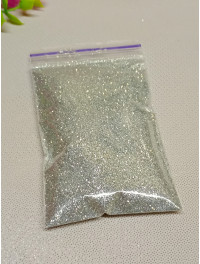 Блискітки (глітер) Паковання 50 грамів. Колір срібло