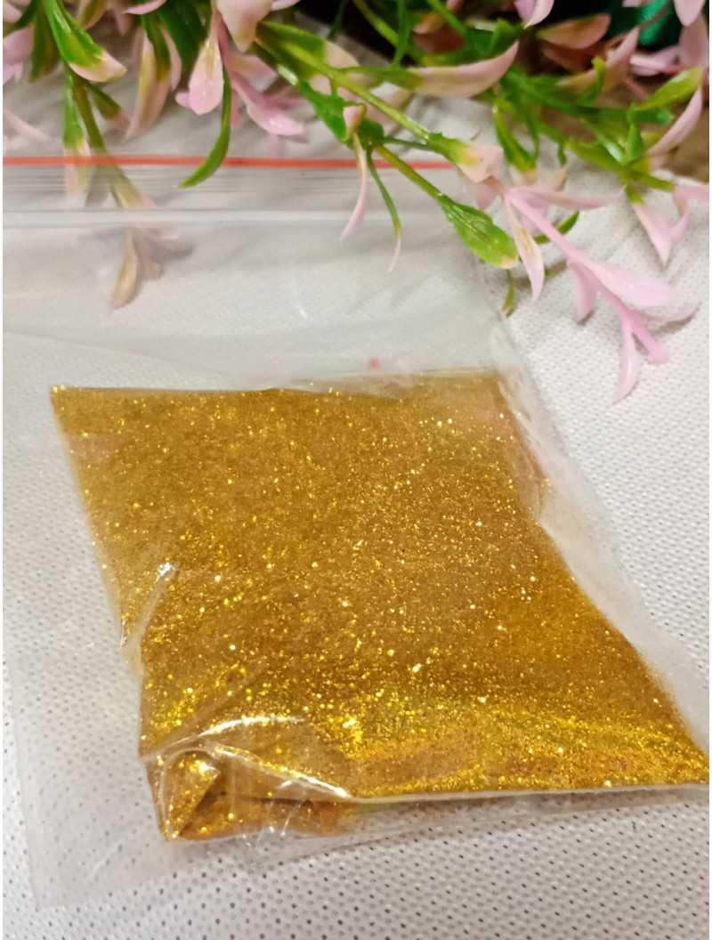 Блискітки / 50 грам / золотий