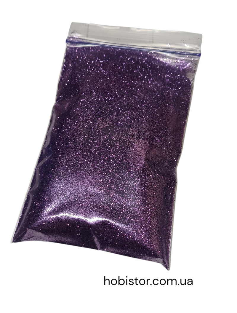 Глітер (блискітки)/50 грамів/бузковий