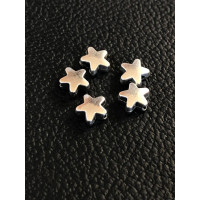 Металева Бусяна "зірка" Розмір — 8 мм. Колір — срібло. Ціна вказана за 1 шт.