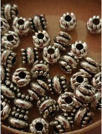 Металева намистина/6,5×6/ 5 шт./ сталь