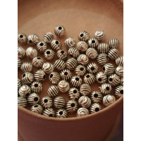 Металлическая бусина/3 мм/ 20 шт/ сталь