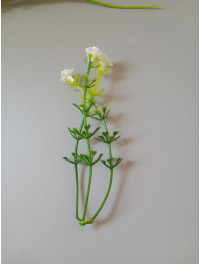 Домішка на ніжку з квітами/9 см/біла квітка