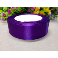 Атласна стрічка/ 2,5 см/23 метри/фіолетовий