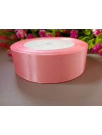 Атласна стрічка/2.5 см/23 метри/рожевий
