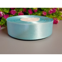 Атласная лента/ 2.5 см/ 33 метра/ голубой