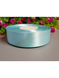 Атласна стрічка/2,5 см/33 метри/блакитний