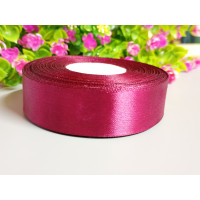 Атласна стрічка/2,5 см/33 метри/ марсал