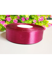 Атласна стрічка/2,5 см/33 метри/ марсал