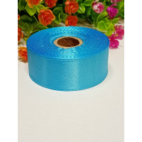Атласная лента/ 2,5 см/ 23 метра/  голубой