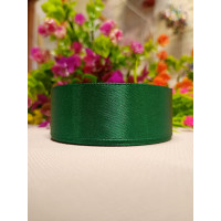 Атласна стрічка/ 2,5 см/23 метри/ смарагд