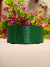Атласна стрічка/ 2,5 см/23 метри/ смарагд