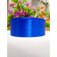 Атласна стрічка/2,5 см/23 метри/ електрик