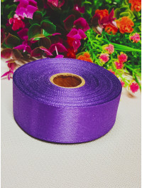 Атласна стрічка/2.5 см/23 метри/фіолетовий
